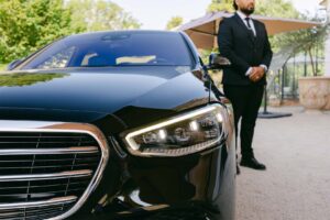 Berline avec chauffeur privé