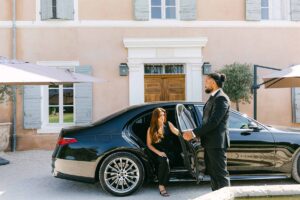 Berline avec chauffeur privé